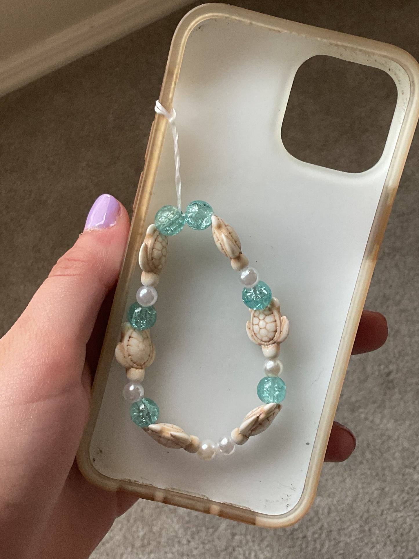Summer sea phone charm
