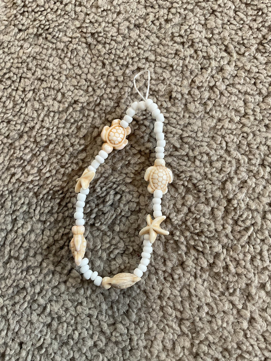 Summer in fall white phone charm