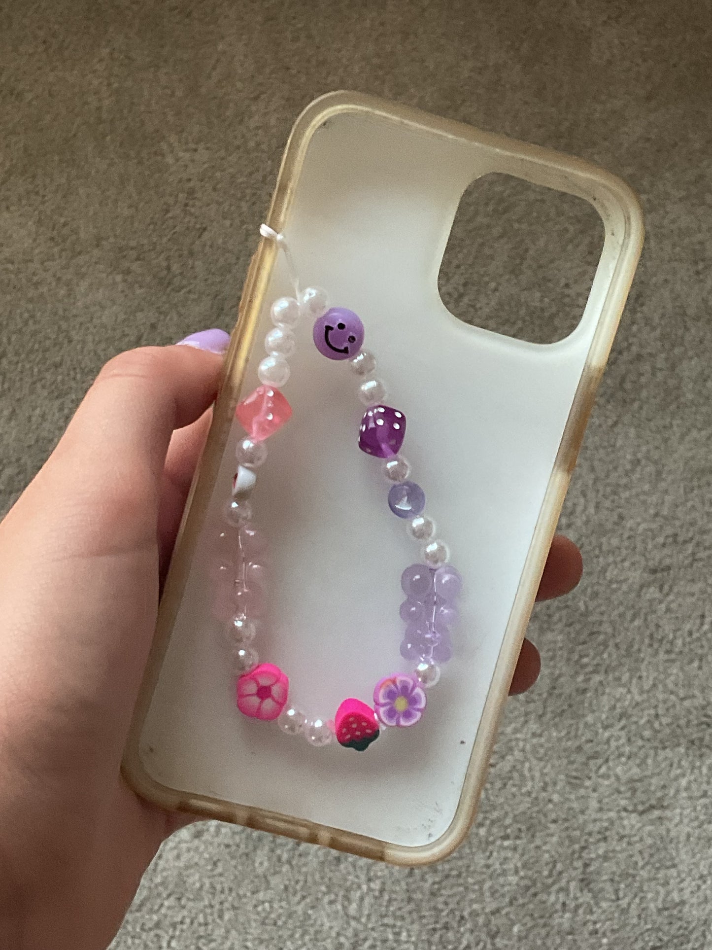 Pastel phone charm
